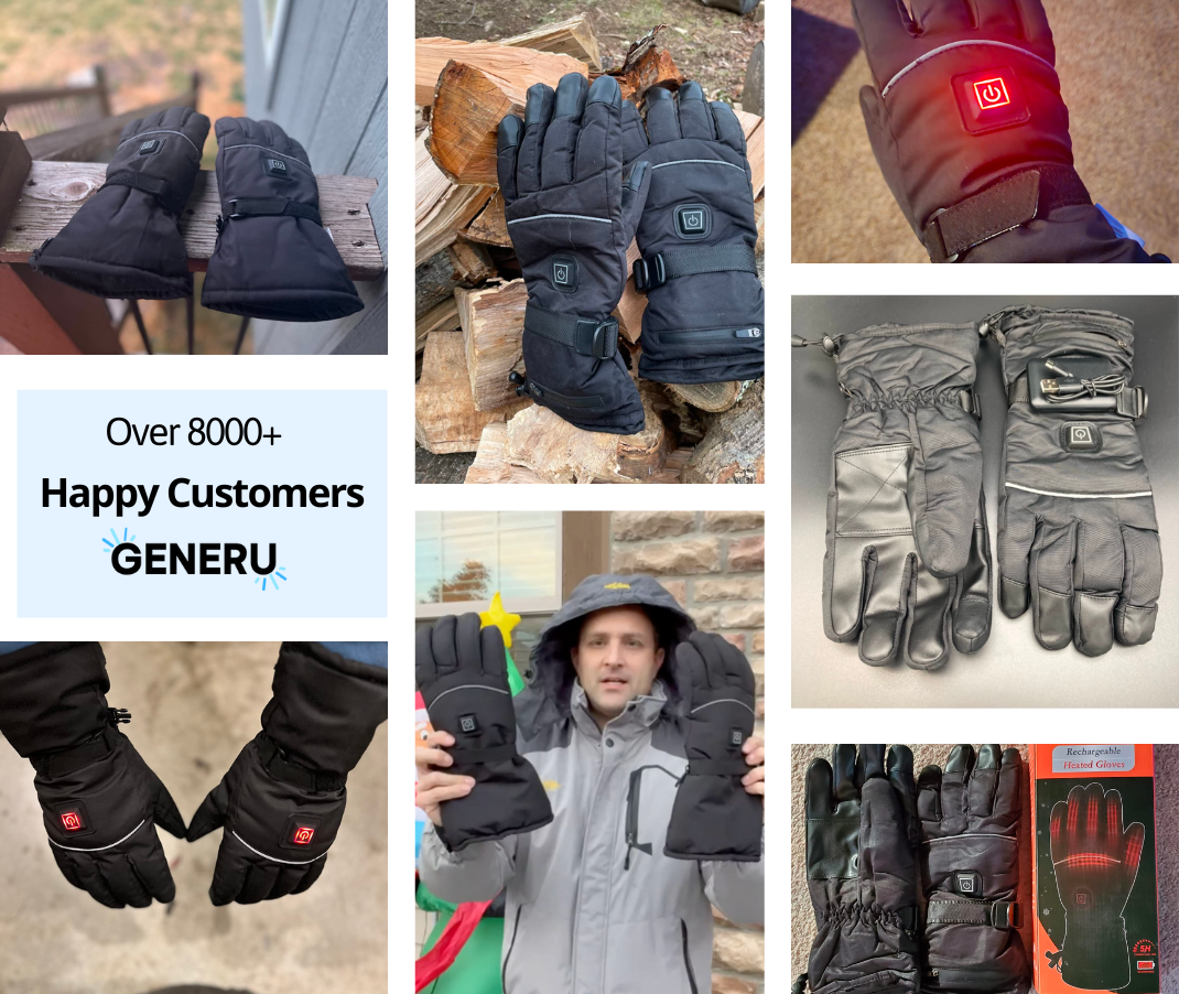 Premium Rechargeable Heated Gloves For Men and Women