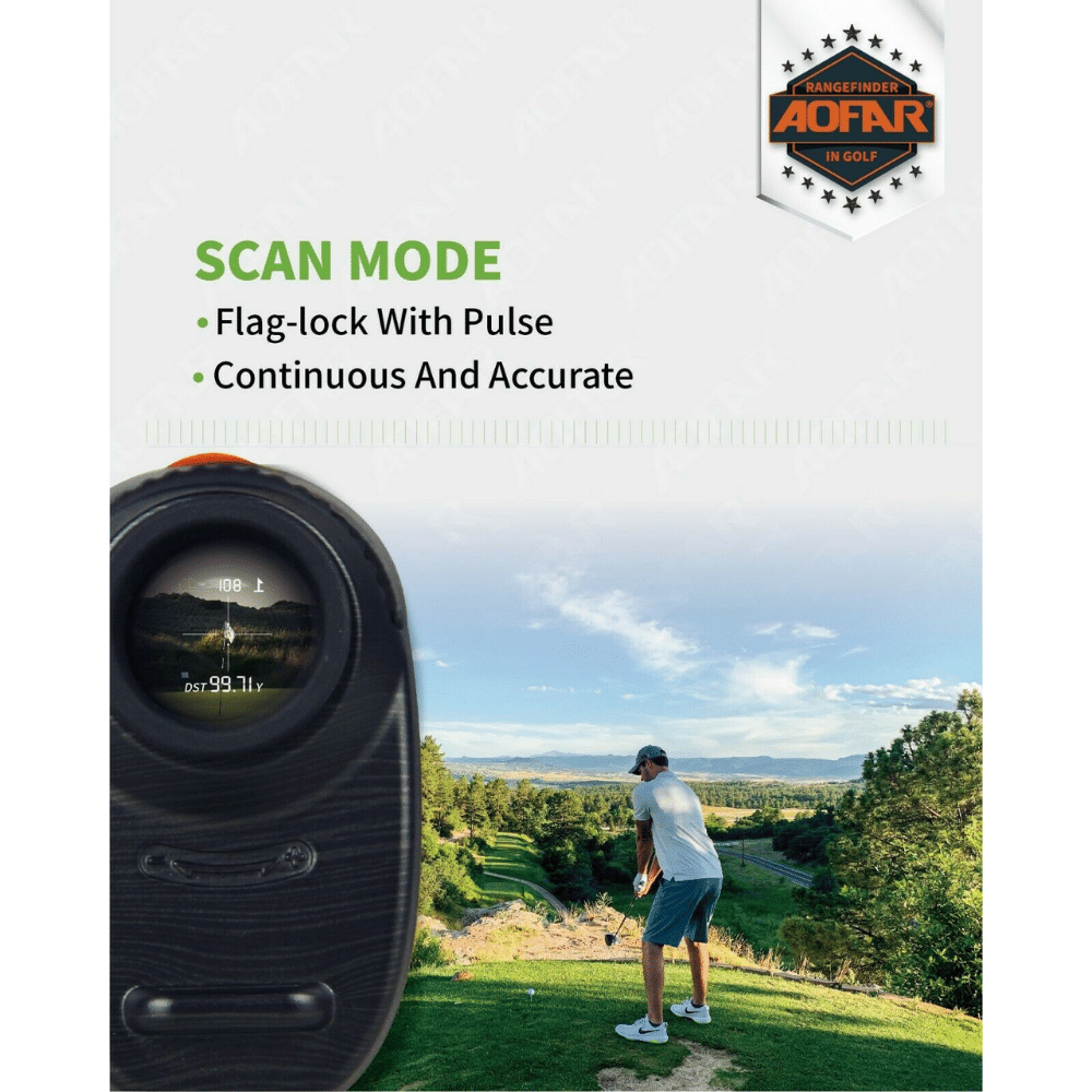 Golf Range Finder - Laser 600Y Slope on/off Flagpole Lock Vibration - Generu - Generu