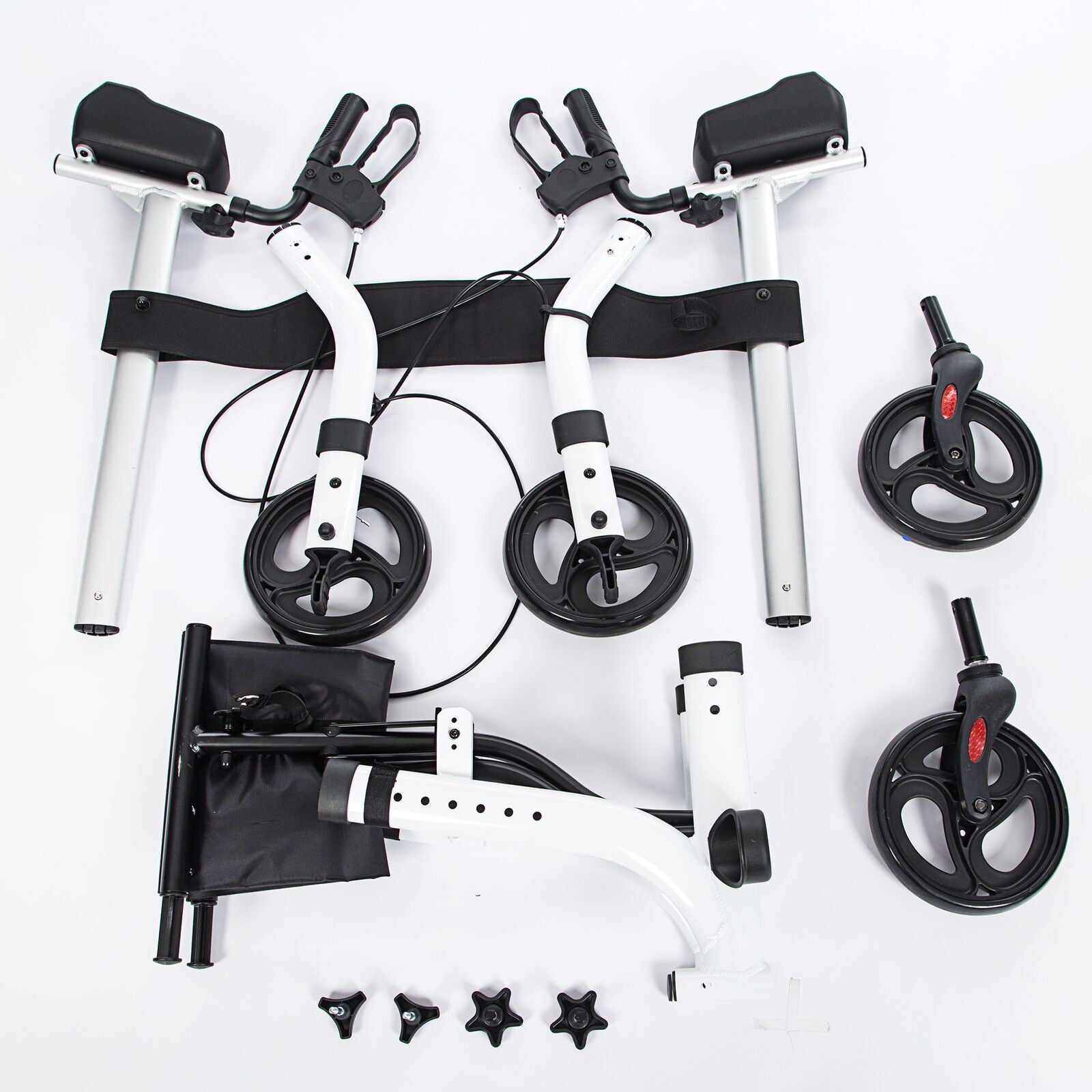 Upright Rollator Walker, Stand Up Rolling Walker with 8” Wheels - Generu - Generu