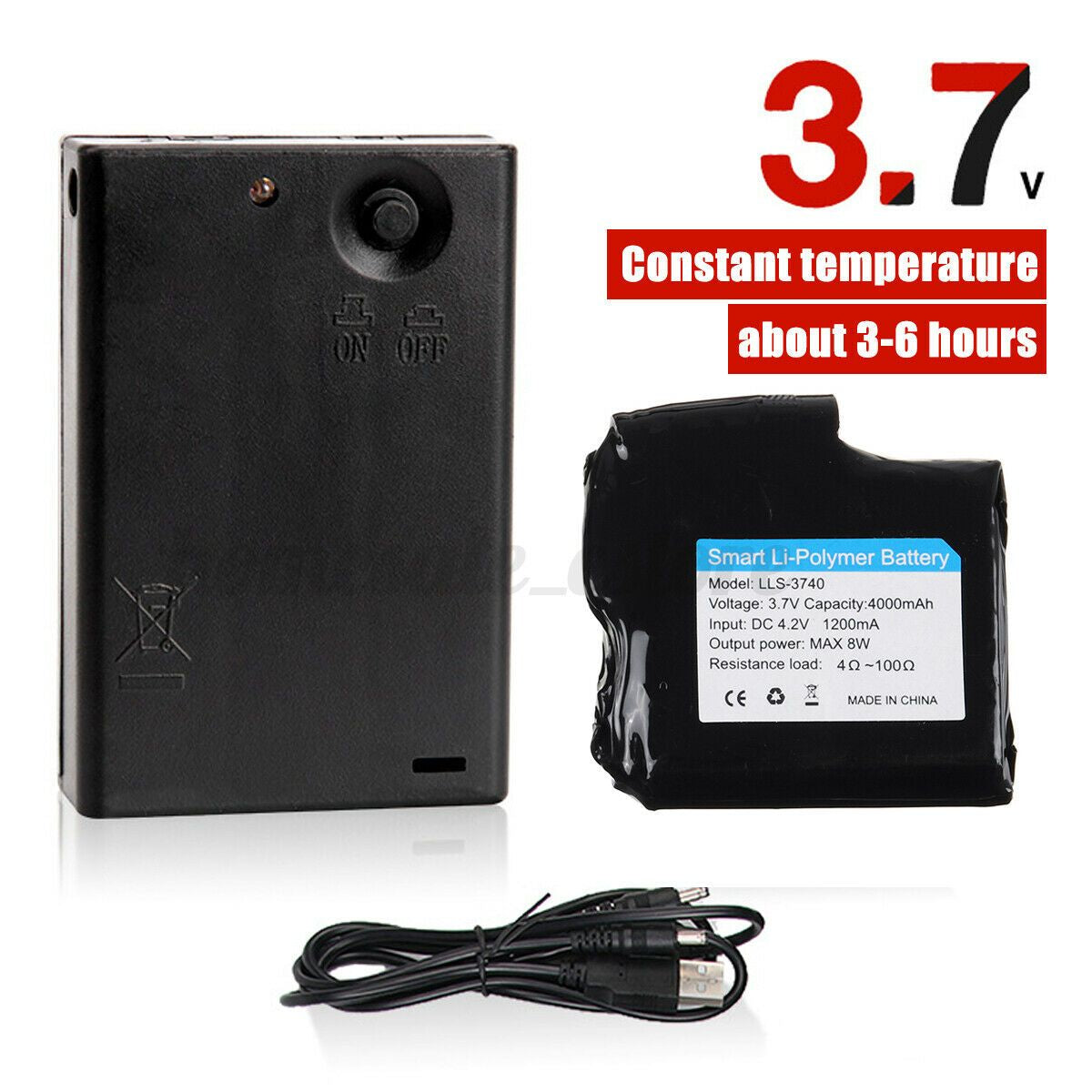 Electric Waterproof/Snowproof Heated Gloves - Generu - Generu