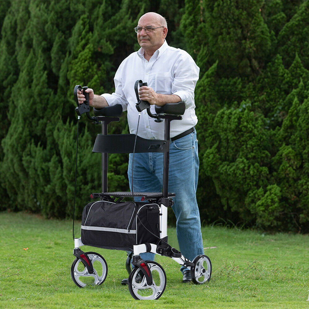 Upright Rollator Walker, Stand Up Rolling Walker with 8” Wheels - Generu - Generu