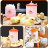 EZ 3.3lbs Chick Feeder & 2L Waterer