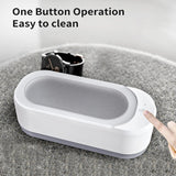 Ultrasonic Cleaner w/ Cleaning Solution For Jewelry, Glasses, Retainers