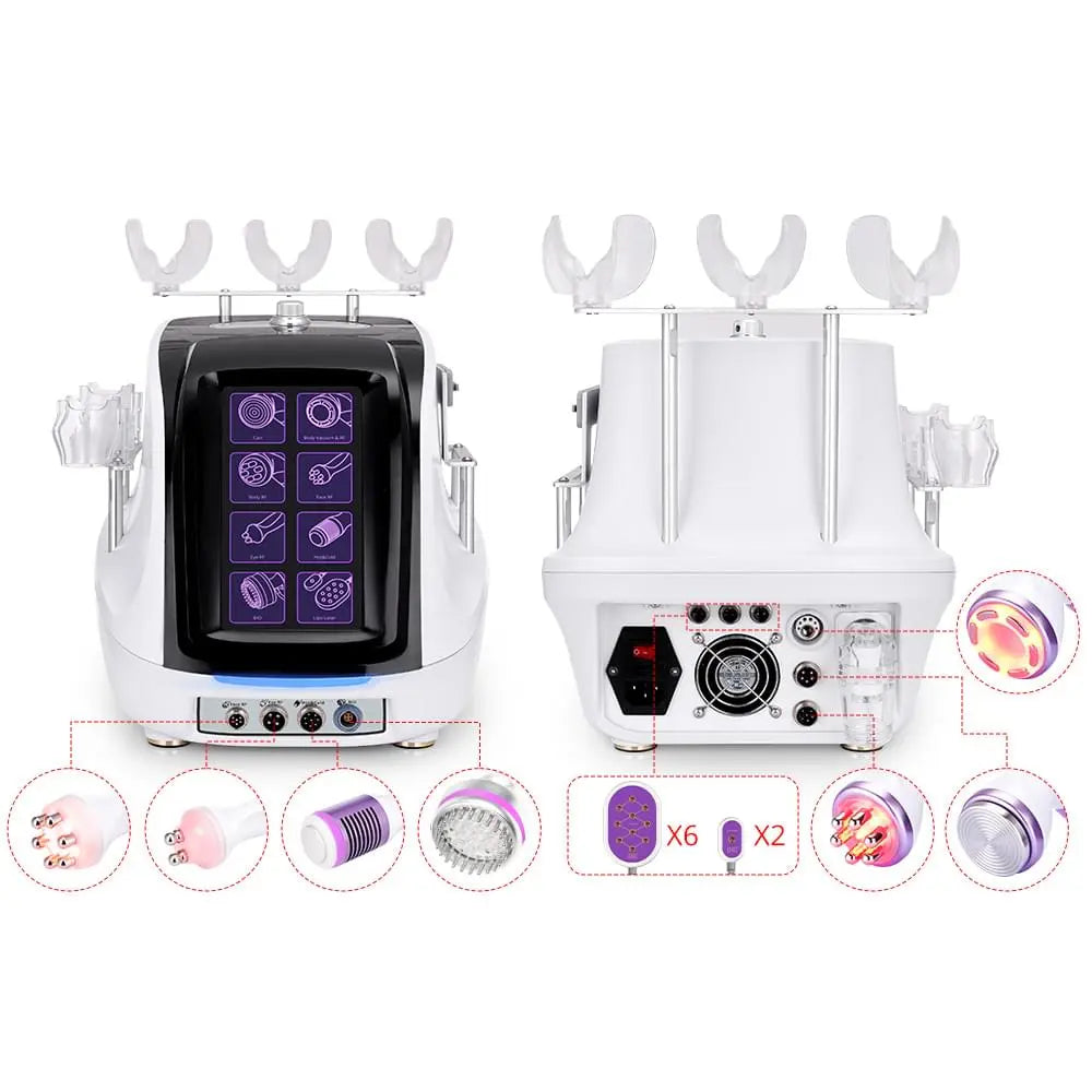 9 in 1 Ultrasonic 40K Unoisetion Laser Lipo Cavitation Machine