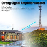 360° 4K HDTV Outdoor Amplified TV Antenna with Magnetic Base