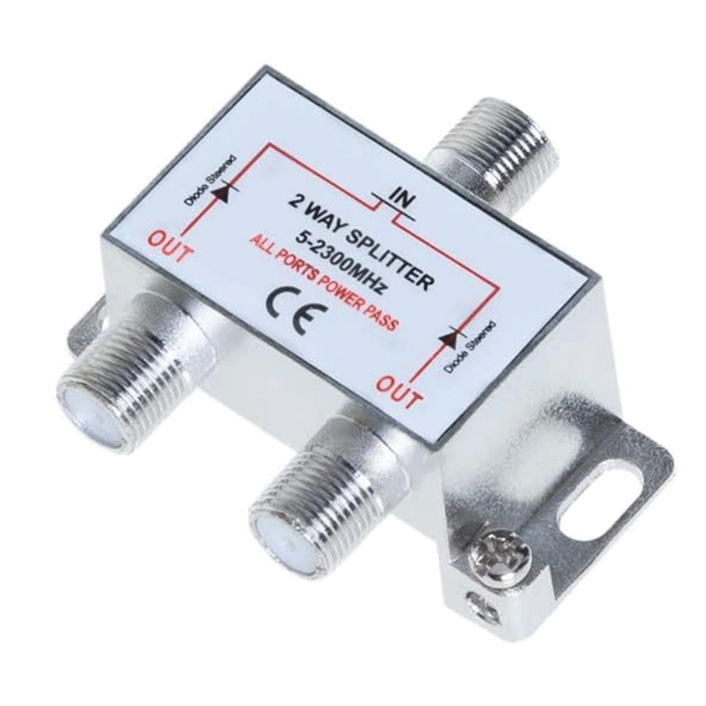 2 Way TV Splitter 5-2300 MHz Coax Cable – Order