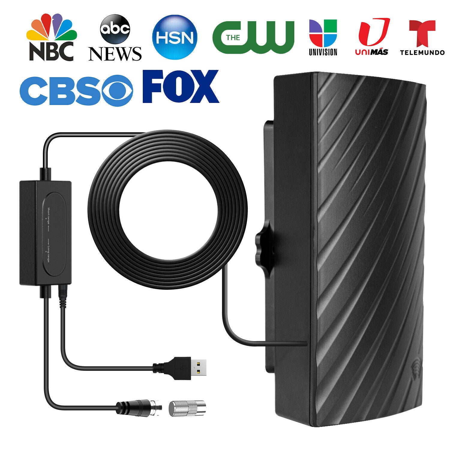 New 650 Miles Long Range Indoor HDTV 4K Digital Antenna