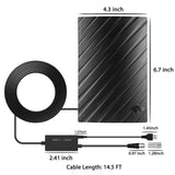 New 650 Miles Long Range Indoor HDTV 4K Digital Antenna