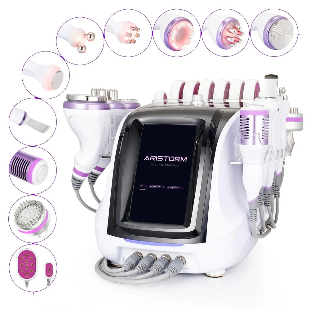 10 in 1 Professional Ultrasonic Lipo Cavitation Machine With Facial Skin Lifting - Generu - Generu