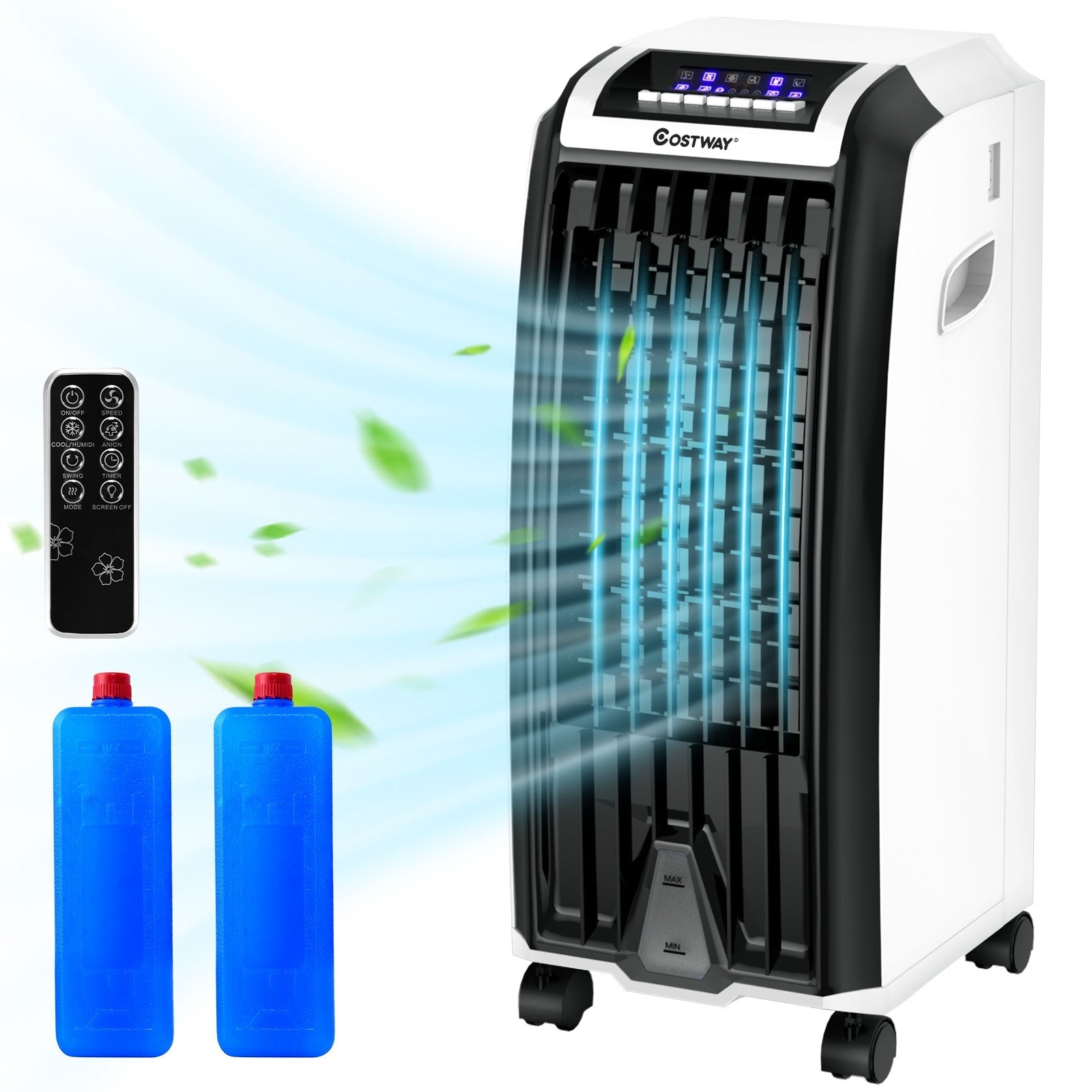 Portable Air Cooler with 3 Wind Modes and Timer for Home & Office - Generu - Generu
