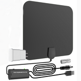 300 Miles Indoor Digital Amplified HDTV Antenna w/ Signal Booster - Generu - Generu