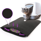 24"x15" Waterproof Cat Litter Trapping Mat