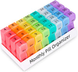 Monthly Medicine Organizer 2 Times a Day, One Month/30-Day Pill Box