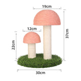 Adjustable Mushroom Shape Cat Tree Scratching Post Tower