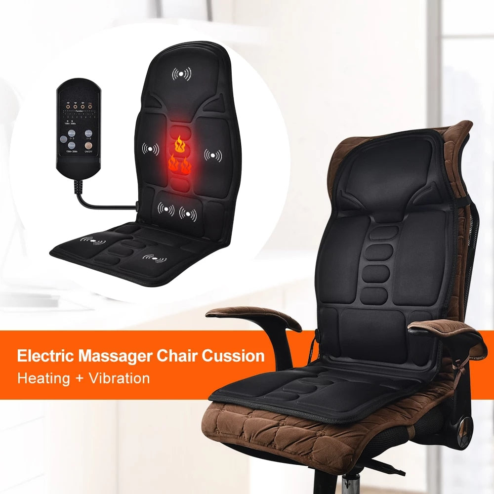 Portable Heating Massage Chair Pad Cushion - Generu - Generu