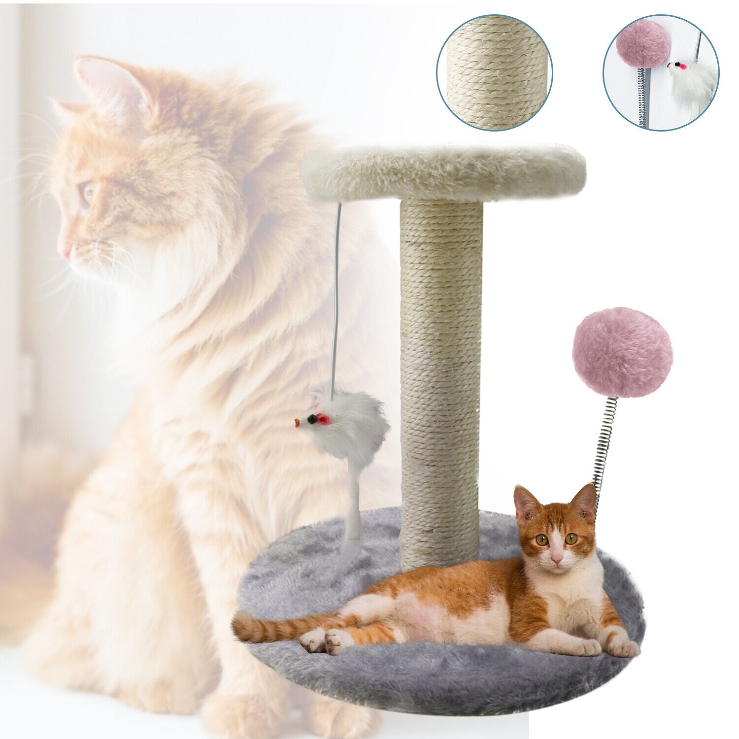 Cat Tree Scratching Tower Post