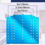 Acrylic Knob Cabinet Handle Template (Blue)