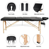 Professional 84" L 3 Fold Portable Adjustable Massage Table Bed - Generu - Generu