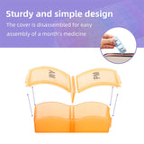 Monthly Medicine Organizer 2 Times a Day, One Month/30-Day Pill Box