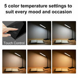 12W Desk Lamp 72 LED Dimmable Reading Light Table Lamp For Home Office