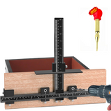 Cabinet Hardware Jig With Automatic Center Punch