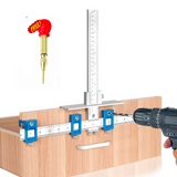 Cabinet Hardware Jig With Automatic Center Punch