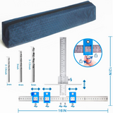 Cabinet Hardware Jig With Automatic Center Punch