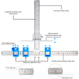 Cabinet Hardware Jig With Automatic Center Punch