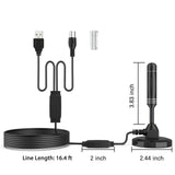 300 Miles Upgraded 4K HD TV Indoor Antenna W/ Magnetic Base - Generu - Generu