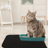 24"x15" Waterproof Cat Litter Trapping Mat