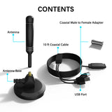 300 Miles Upgraded 4K HD TV Indoor Antenna W/ Magnetic Base - Generu - Generu