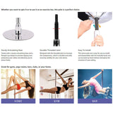 9FT Adjustable Portable Dance Pole Full Kit 45mm Fitness Dancing