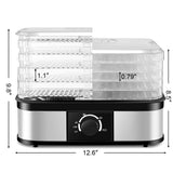 5 Tray Food Dehydrator Fruit Vegetable Meat Dryer