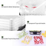 5 Tray Food Dehydrator Fruit Vegetable Meat Dryer