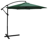 10FT  Hanging Outdoor Patio Umbrella W/ Cross Base