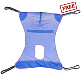 Portable Hydraulic Hoyer Patient Lift w/ Sling and Commode - Generu - Generu