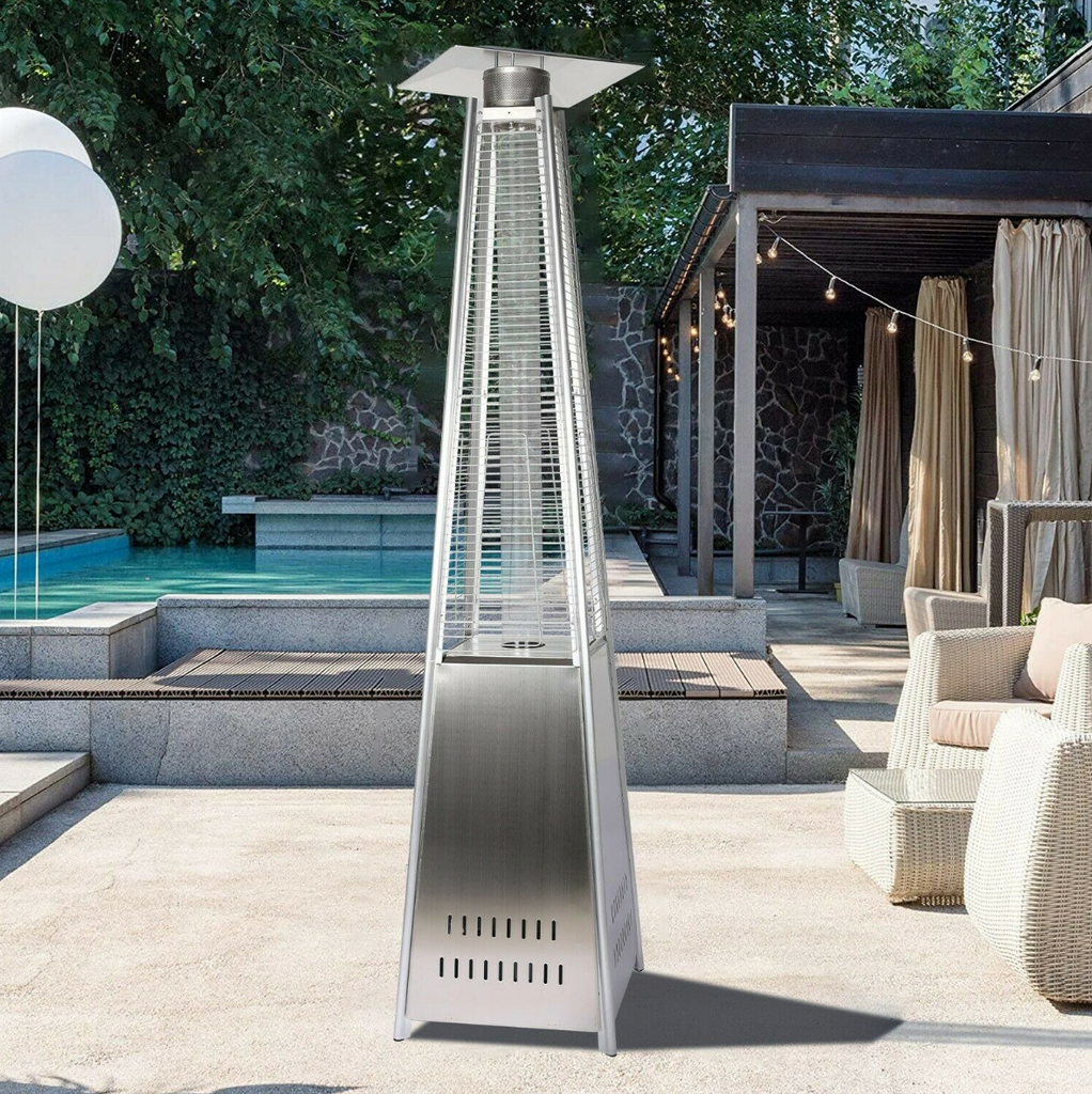 Premium 42000 BTU Propane Outdoor Pyramid Flame Patio Heater – Order