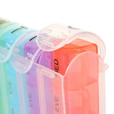 7 Day Pill Box Weekly Medicine Organizer Case
