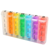 7 Day Pill Box Weekly Medicine Organizer Case