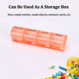 7 Day Pill Box Weekly Medicine Organizer Case