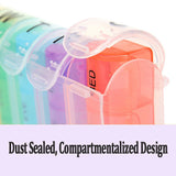 7 Day Pill Box Weekly Medicine Organizer Case