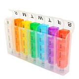 7 Day Pill Box Weekly Medicine Organizer Case