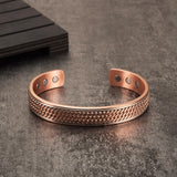 Twisted Copper Bracelets for Women Men Energy Magnetic Bracelet Benefits Men Adjustable Cuff Bracelets Bangles Health Copper