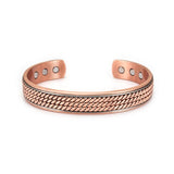Twisted Copper Bracelets for Women Men Energy Magnetic Bracelet Benefits Men Adjustable Cuff Bracelets Bangles Health Copper