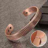 Twisted Copper Bracelets for Women Men Energy Magnetic Bracelet Benefits Men Adjustable Cuff Bracelets Bangles Health Copper