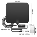 300 Miles Indoor Digital Amplified HDTV Antenna w/ Signal Booster - Generu - Generu