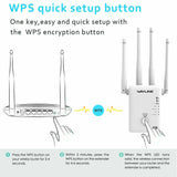 1200 MBPS DUAL WiFi Range Extender Internet Booster Wireless Signal Repeater - Generu - Generu