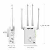1200 MBPS DUAL WiFi Range Extender Internet Booster Wireless Signal Repeater - Generu - Generu