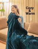 Washable Electric Heated Blanket 50"x60" Twin Size Heating Throw - Generu - Generu