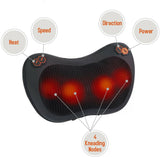 Electric Heated Shiatsu Massage Pillow For Neck and Back - Generu - Generu